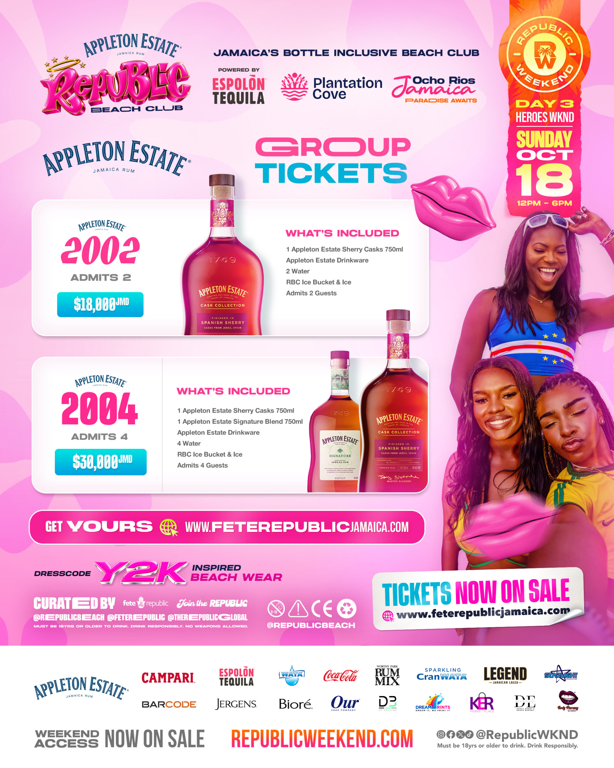 RBCOct26GroupTicketsTL Republic Beach Club | Appleton Group Tickets | October 2026 - Image 1