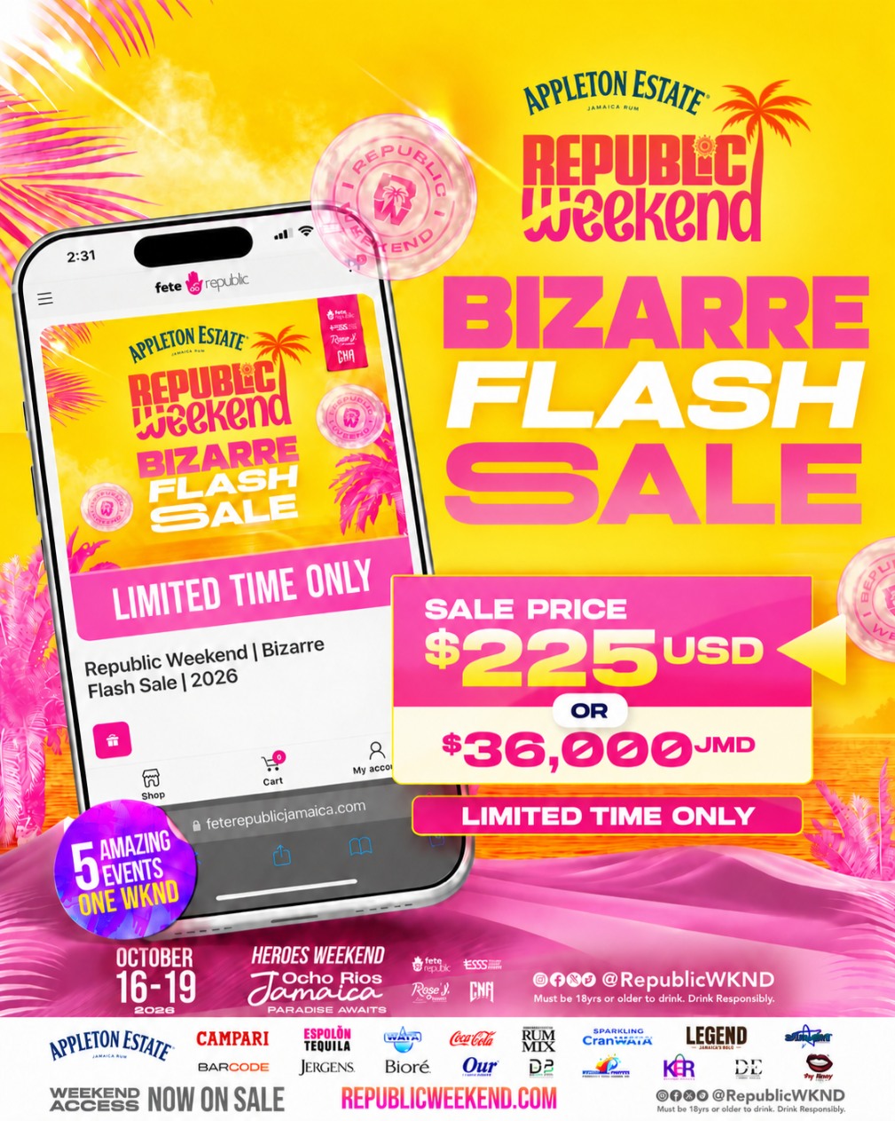 bizzare2 Republic Weekend | Bizarre Flash Sale | 2026 - Image 1
